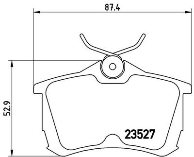 Pastiglie freno posteriore Honda accord VI (ck, cg, ch, c