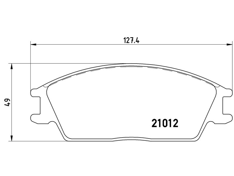 Pastiglie freno anteriore Honda accord II (A/C, ad) 09/83