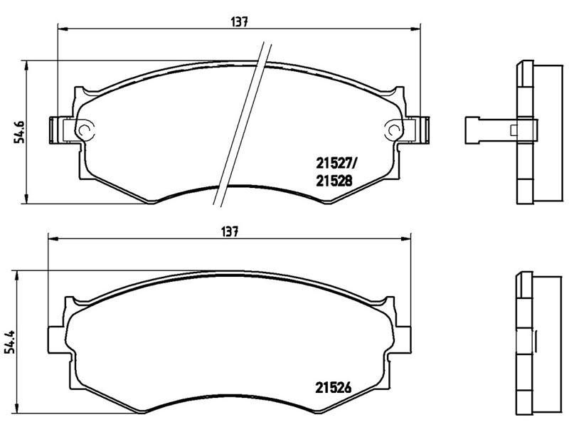 Pastiglie freno anteriore Ford ia corsair hatchba