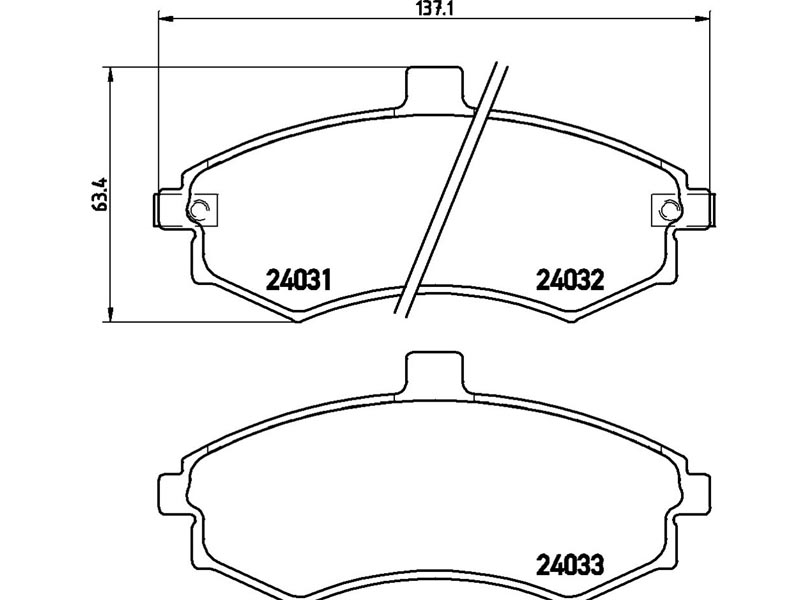 Pastiglie freno anteriore Hyundai (beijing) elantra hatc