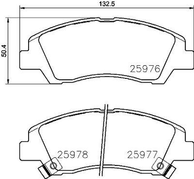 Pastiglie freno anteriore Hyundai i10 (AC3, AI3) 09/19->