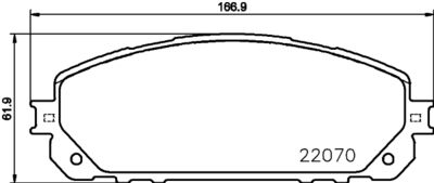 Pastiglie freno anteriore Jeep (gac fca) cherokee (K4) 1