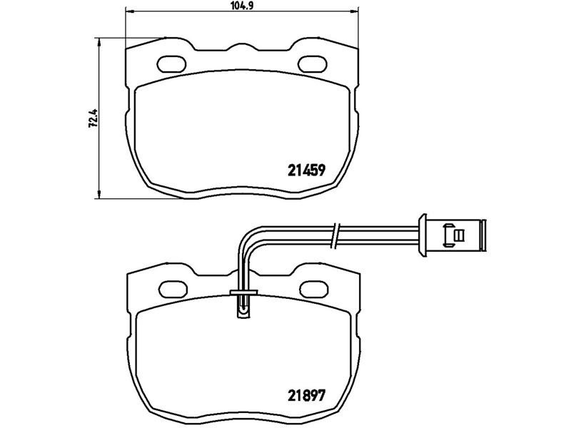 Pastiglie freno anteriore carbodies fx fairway 01/87-12/