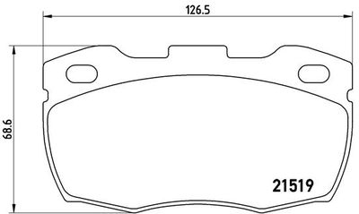 Pastiglie freno anteriore Land Rover defender Cabrio (L3