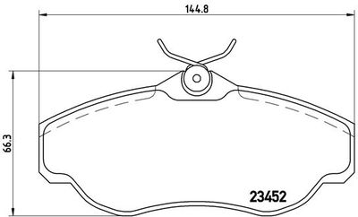 Pastiglie freno anteriore Land Rover discovery II (L318)