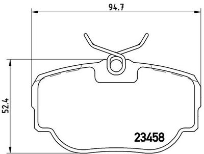 Pastiglie freno posteriore Land Rover discovery II (L318)