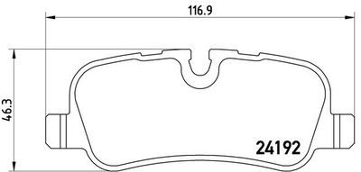 Pastiglie freno posteriore Land Rover discovery III (L319