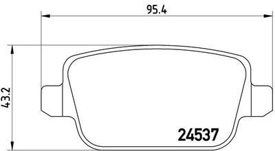 Pastiglie freno posteriore Land Rover freelander 2 (L359)