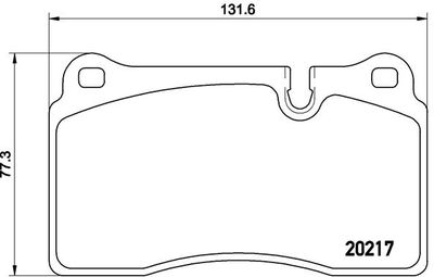 Pastiglie freno anteriore Land Rover range Rover III (L3