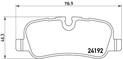 Pastiglie freno posteriore Land Rover discovery IV (L319)