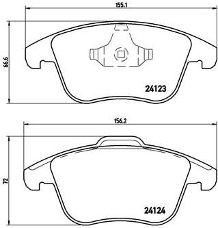 Pastiglie freno anteriore Land Rover (chery) discovery s