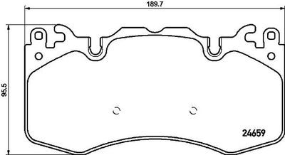 Pastiglie freno anteriore Land Rover discovery V (L462)