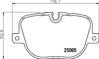 Pastiglie freno posteriore Land Rover range Rover III (L3