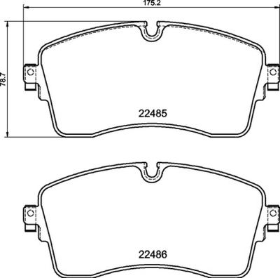 Pastiglie freno anteriore Land Rover (chery) discovery s