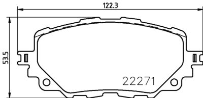 Pastiglie freno anteriore Abarth 124 spider (348_) 03/16