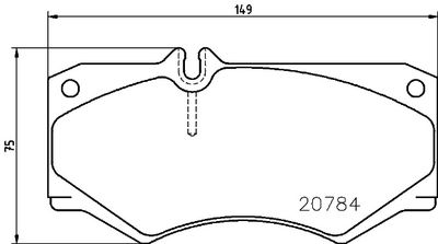 Pastiglie freno anteriore mahindra cj 3 wagon 10/88-> /