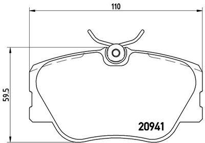 Pastiglie freno anteriore Mercedes-Benz 124 Coupé (C124)