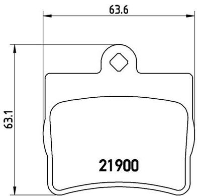 Pastiglie freno posteriore Mercedes-Benz c-class (W202) 0