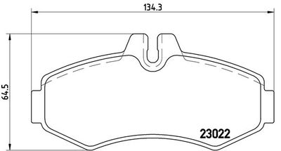 Pastiglie freno anteriore Mercedes-Benz v-class (638/2)
