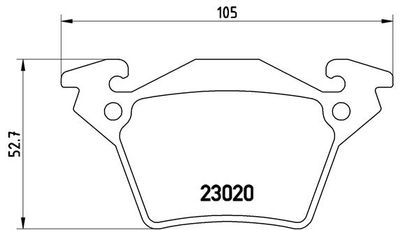 Pastiglie freno posteriore Mercedes-Benz v-class (638/2)
