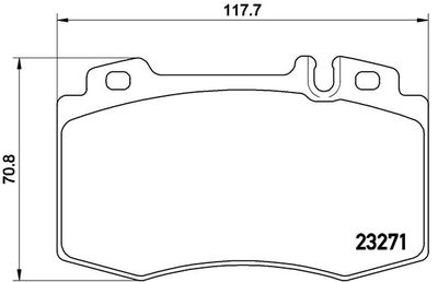 Pastiglie freno anteriore Mercedes-Benz m-class (W163) 0