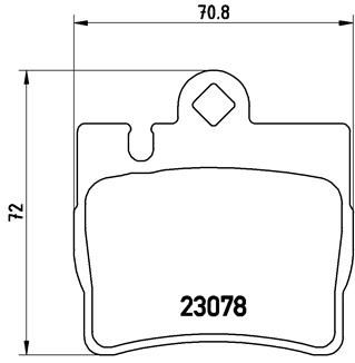 Pastiglie freno posteriore Mercedes-Benz s-class (W220) 0