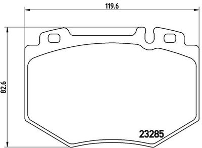 Pastiglie freno anteriore Mercedes-Benz s-class (W220) 0