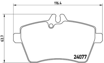 Pastiglie freno anteriore Mercedes-Benz a-class (W169) 0