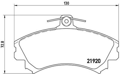 Pastiglie freno anteriore Mitsubishi colt czc convertibl