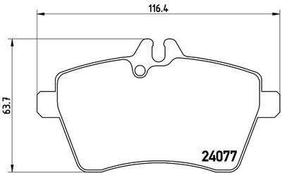 Pastiglie freno anteriore Mercedes-Benz a-class (W169) 0