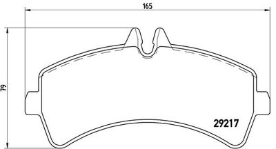 Pastiglie freno posteriore Mercedes-Benz sprinter 4,6-t p