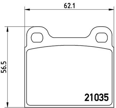 Pastiglie freno posteriore Maserati ghibli II 04/92-12/97