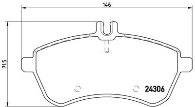 Pastiglie freno anteriore Mercedes-Benz (bbdc) c-class (