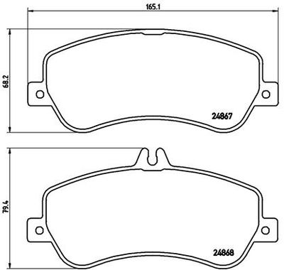 Pastiglie freno anteriore Mercedes-Benz (bbdc) glk-class