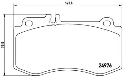 Pastiglie freno anteriore Mercedes-Benz (bbdc) e-class (