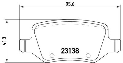 Pastiglie freno posteriore Mercedes-Benz a-class (W169) 0