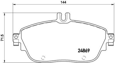 Pastiglie freno anteriore Infiniti Q30 11/15-> / infinit