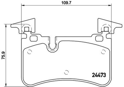 Pastiglie freno posteriore Mercedes-Benz clk (C209) 05/02