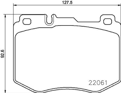 Pastiglie freno anteriore Mercedes-Benz (bbdc) c-class (