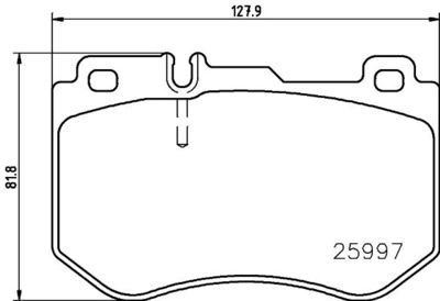 Pastiglie freno anteriore Mercedes-Benz (bbdc) c-class (