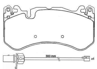 Pastiglie freno anteriore Audi A6 (4F2, C6) 04/04-08/11