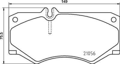 Pastiglie freno anteriore Mercedes-Benz g-class (W460) 0