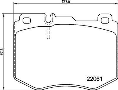 Pastiglie freno anteriore Mercedes-Benz (bbdc) e-class (
