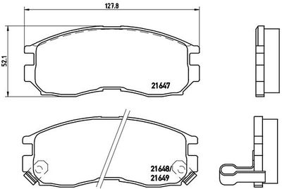 Pastiglie freno anteriore changan alsvin hatchback 01/09