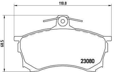 Pastiglie freno anteriore Mitsubishi carisma (da_) 07/95