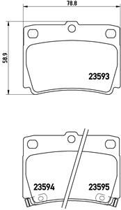 Pastiglie freno posteriore Mitsubishi (gac) pajero sport