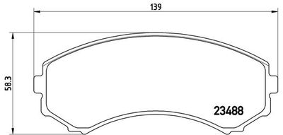 Pastiglie freno anteriore Ford ia econovan van (j