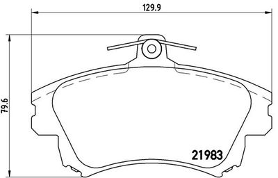 Pastiglie freno anteriore Mitsubishi colt czc convertibl