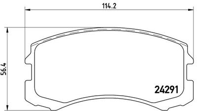 Pastiglie freno anteriore Mitsubishi lancer VI (cj_, cp_