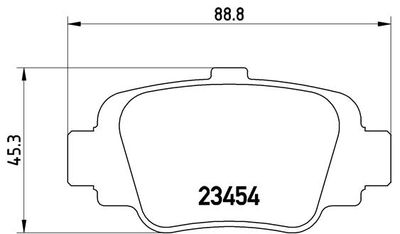 Pastiglie freno posteriore auto II (K11) 01/92-12